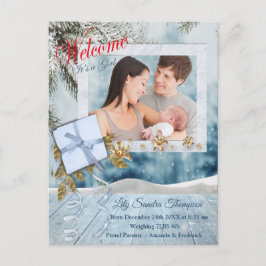 Postal De Anuncios Bienvenido es una niña