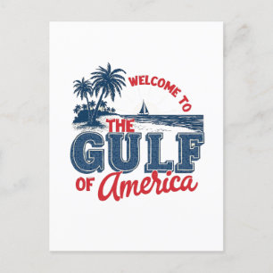 Postal De Anuncios Bienvenidos al México inmigrante del Golfo de Amér