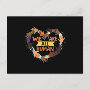 Postal De Anuncios Black History Month - We Are All Human Pride