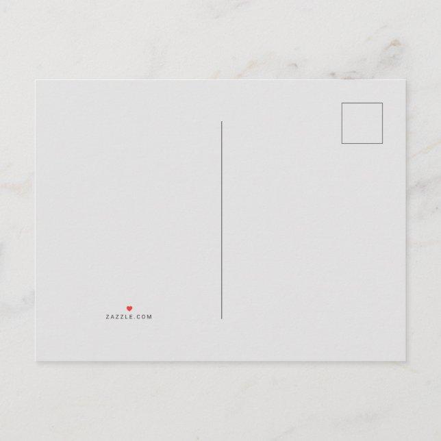 Postal De Anuncios Blanco #FFFFFF, Niebla Aqua (Reverso)