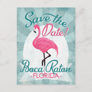 Postal De Anuncios Boca Raton Salva El Flamingo Rosa