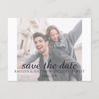 Postal De Anuncios Boda azul claro