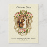 Boda católica tradicional de encaje vintage