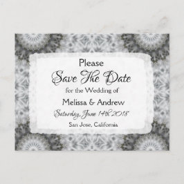 Postal De Anuncios Boda con tema de Mandala Guardar la fecha
