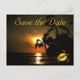 Postal De Anuncios Boda costero de Maui Beach