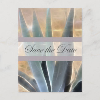 Postal De Anuncios Boda de Blue Agave 1 Glow Save the Date