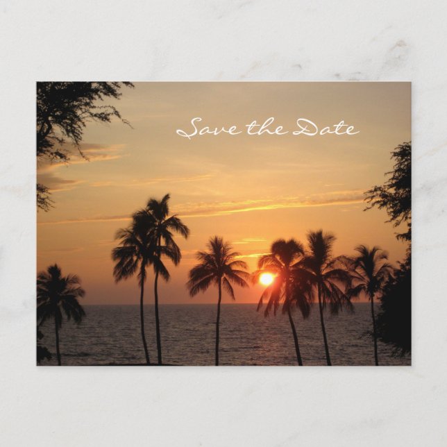 Postal De Anuncios Boda de Destino Save the Date, Mauna Kea (Anverso)