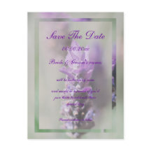 Boda de flores de lavanda morada | Personalizar
