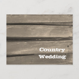 Postal De Anuncios Boda de madera en el Barn del País Salven la fecha