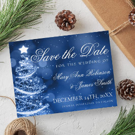 Postal De Anuncios Boda de Navidad en País de las Maravillas de Invie