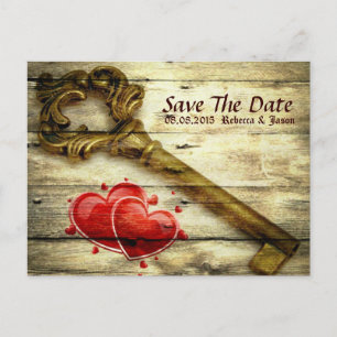 Postal De Anuncios boda de steampunk victoriano de clave de skeleton 