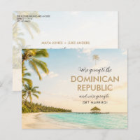 Boda en República Dominicana - Save the Date