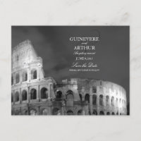 Boda en Roma Italia Coliseo Guardar la Fecha