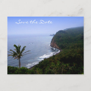 Postal De Anuncios Boda en un Destino de Isla Tropical - Salva la Fec