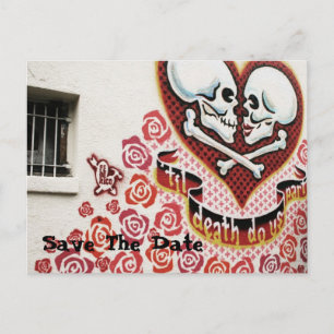 Postal De Anuncios Boda Graffiti