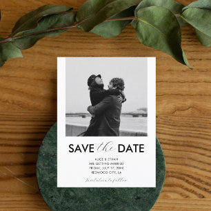 Postal De Anuncios Boda Guardar Fecha Escritura Moderna Foto