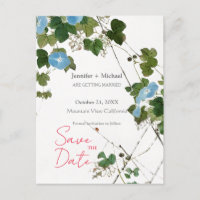 Boda Matrimonio Minimalista Caligrafía Floral 