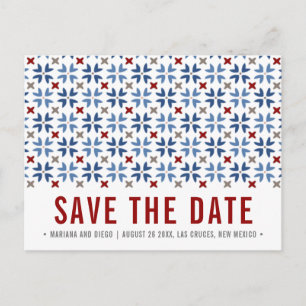 Postal De Anuncios Boda mexicano de la Marina Española y el Tile Rojo