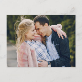 Postal De Anuncios Boda moderna de acuarela floral, guárdala la fecha