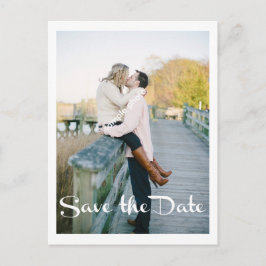 Postal De Anuncios Boda Moderna, Salva la Fecha, Foto