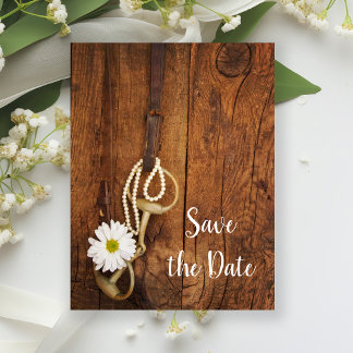 Postal De Anuncios Boda occidental de margarita y caballo salva la fe