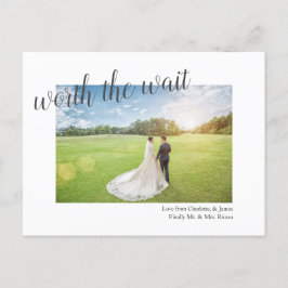 Postal De Anuncios Boda pospuesta Vale La Pena La Espera Finalmente C