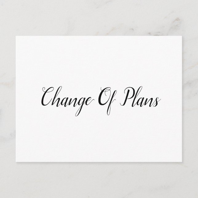 Postal De Anuncios Boda pospuesto (Anverso)