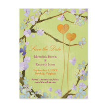 Boda Romántica al Aire Libre Guardar la Fecha