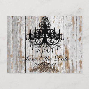 Postal De Anuncios boda rústica country boho chic de madera de graner