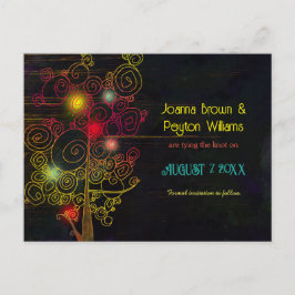 Postal De Anuncios Boda Rústica en una Tarde Campestre Avisa la Fecha