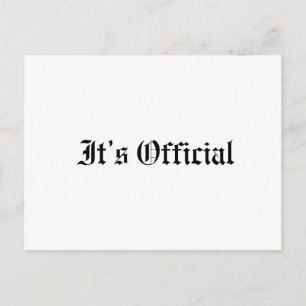 Postal De Anuncios Boda Rústica Gótica Oficial