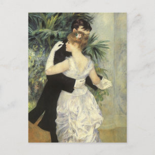 Postal De Anuncios Boda Vintage Guardar la Fecha, Baile en la Ciudad,