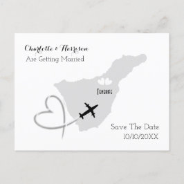 Postal De Anuncios Bodas en Tenerife Save The Date