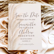 Boho verano hierba de pampas acuarela salvar la fe