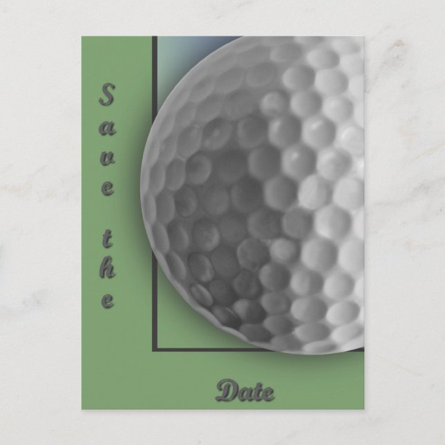 Postal De Anuncios Bola de Golf (Anverso)