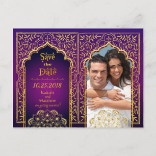 Postal De Anuncios Bollywood Noches Árabes Guarda la Fecha