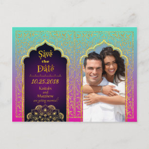 Postal De Anuncios Bollywood Noches Árabes Guardar la Fecha