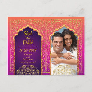 Postal De Anuncios Bollywood Noches Árabes Salva la Fecha