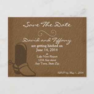 Postal De Anuncios Boots Country Cowboy Boots Wedding Salva Las Tarje