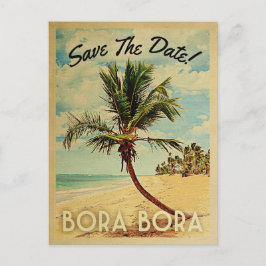 Postal De Anuncios Bora Bora Guardar la Fecha Vintage Playa Palma