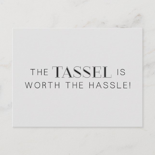 POSTAL DE ANUNCIOS BORLA DIGNA DE PROBLEMAS GRAD EXPRECIONES DE GRADU (Anverso)