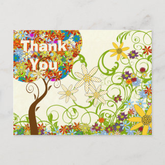 Postal De Anuncios Bosque Encantado Parche Floral de Cuento de Hadas