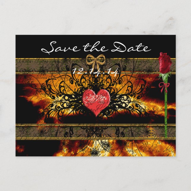 Postal De Anuncios Brillante atardecer a través de las nubes Guardar  (Anverso)