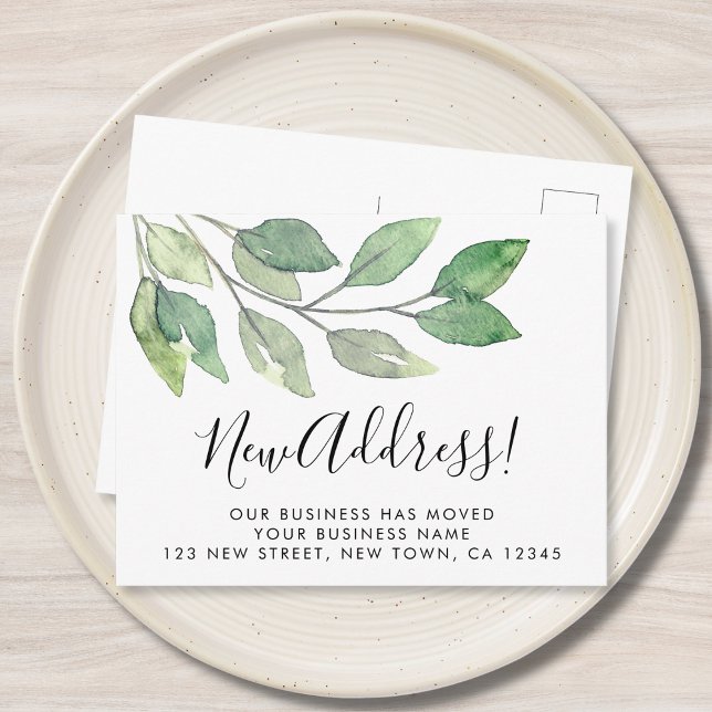 Postal De Anuncios Business New Address Moving (Subido por el creador)