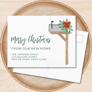 Postal De Anuncios Buzón de Feliz Navidad