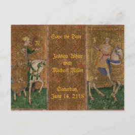 Postal De Anuncios Caballero Medieval Renacimiento Fantasía Histórica