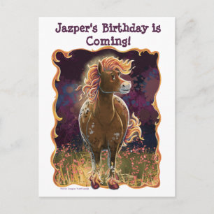 Postal De Anuncios Caballo de Fuego
