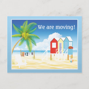 Postal De Anuncios Cabañas de Playa Tropical Cambio de Dirección