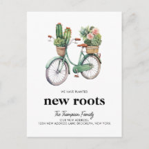 Cactus Floral Cactos Bicicleta Nuevas Raíces Mudan