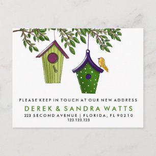 Postal De Anuncios Cajas de aves cambio de dirección que hemos movido